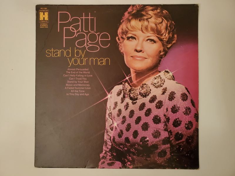 Patti Page Stand By Your Man vinyl record